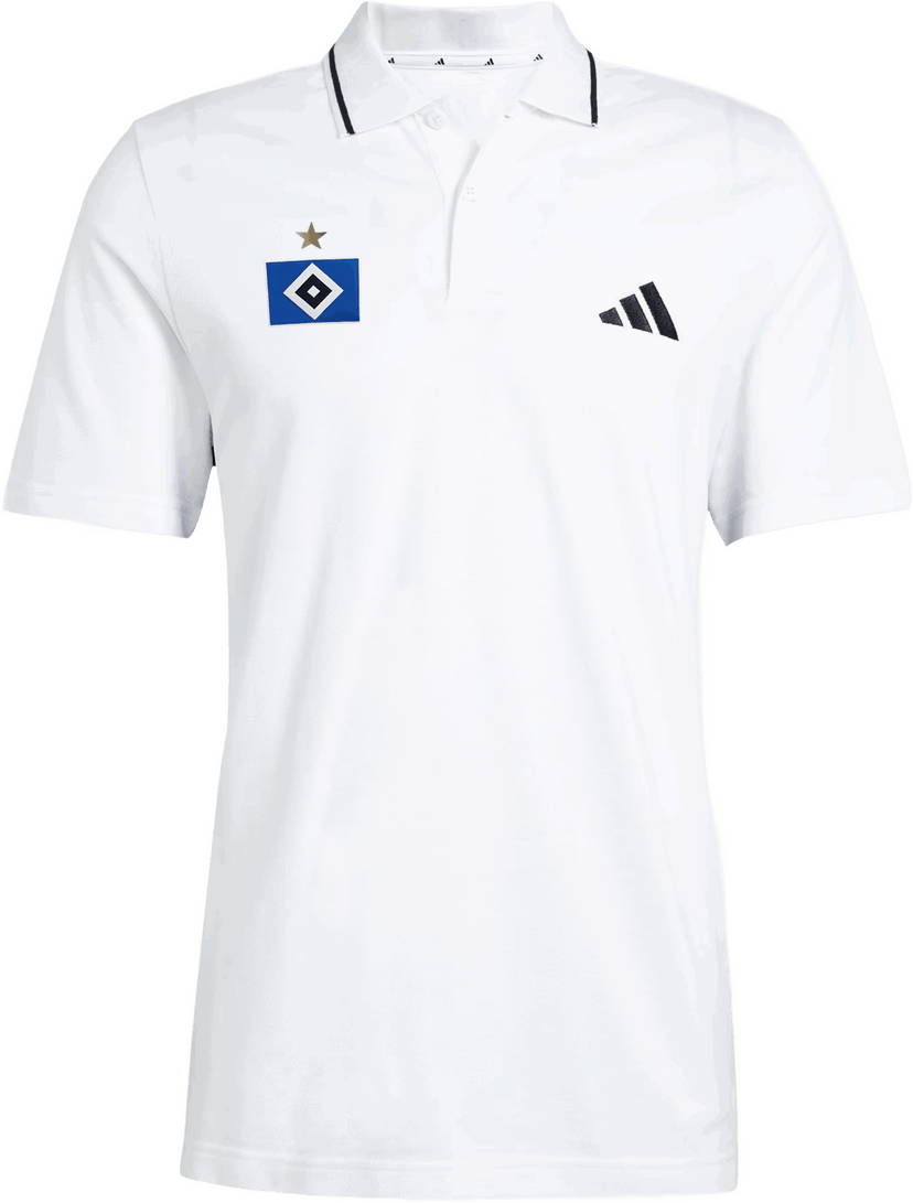 Polo tričko adidas Originals Hamburger SV Polo Shirt Biela | 6hsvje6383