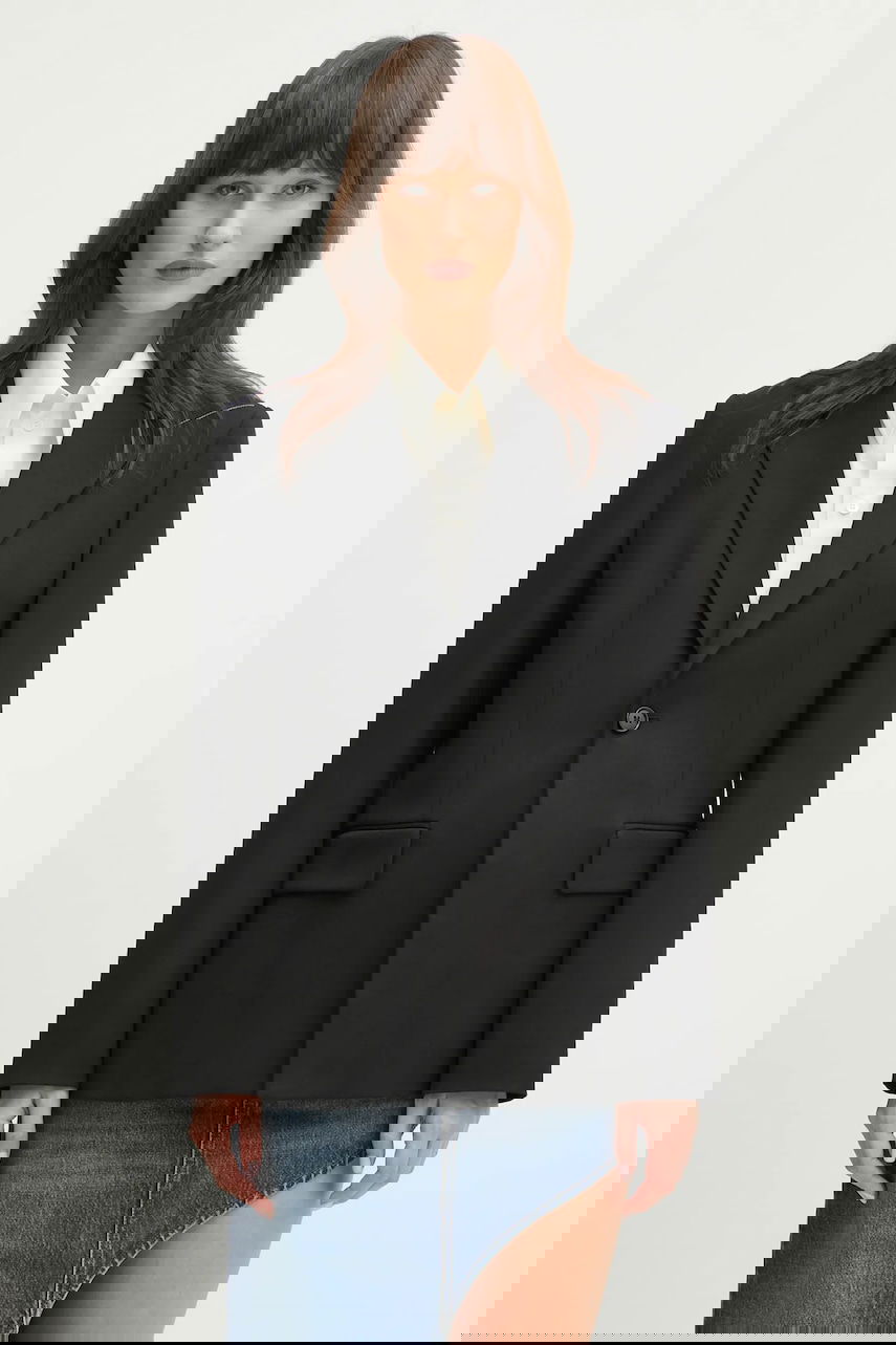 Bunda Maison Margiela MM6 Maison Margiela Wool Blend Blazer Čierna | S52BN0141, 0