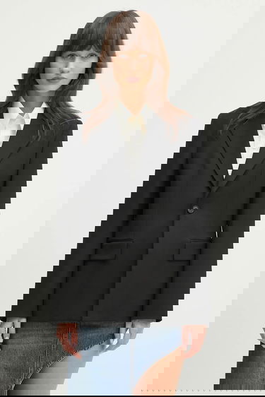 Bunda Maison Margiela MM6 Maison Margiela Wool Blend Blazer Čierna | S52BN0141, 0