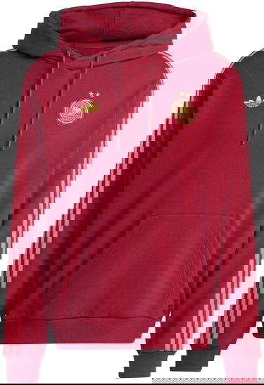 Mikina adidas Originals adidas Originals DFB Hoodie Vínová | jj2738, 0