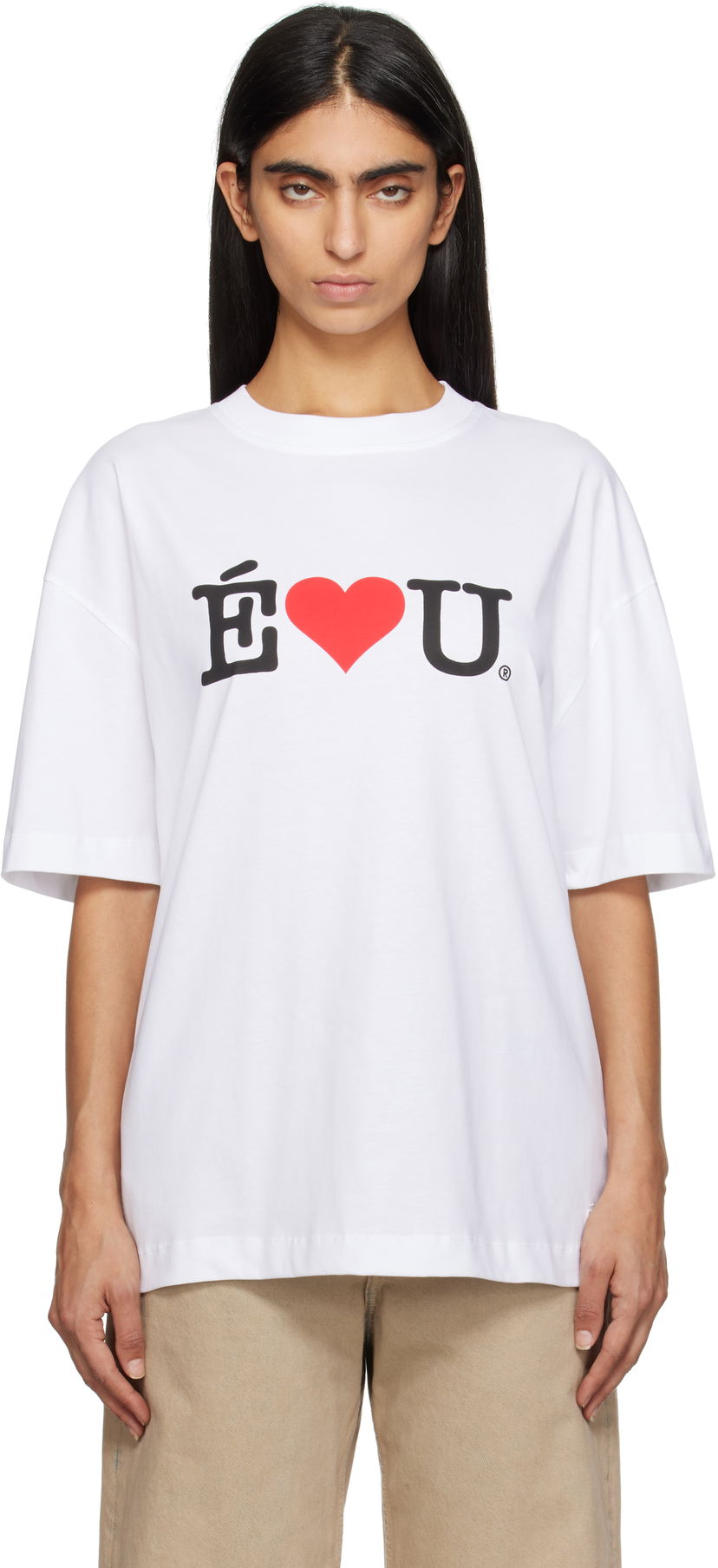 Tričko Études Études 'ÉLU' Relax T-Shirt Biela | H24MMTSH138-00