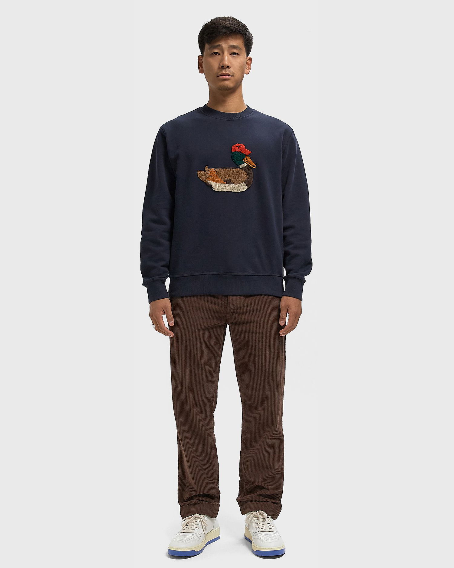 Mikina Edmmond Studios Duck Hunt Sweatshirt Navy | 325-40-01590, 1