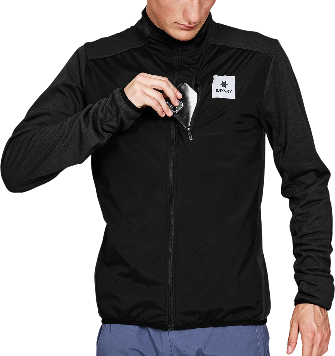 Vetrovka Saysky Saysky Flow Zip Fleece Jacket Čierna | mmrfl60c901, 0