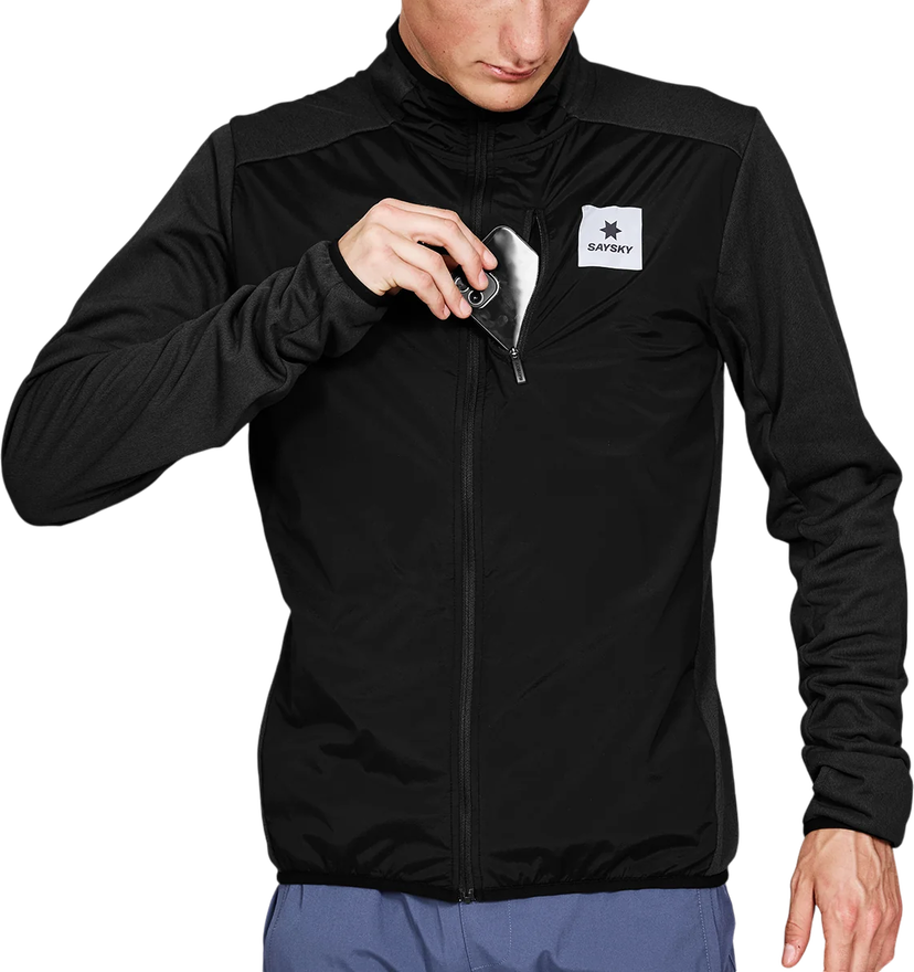 Vetrovka Saysky Saysky Flow Zip Fleece Jacket Čierna | mmrfl60c901