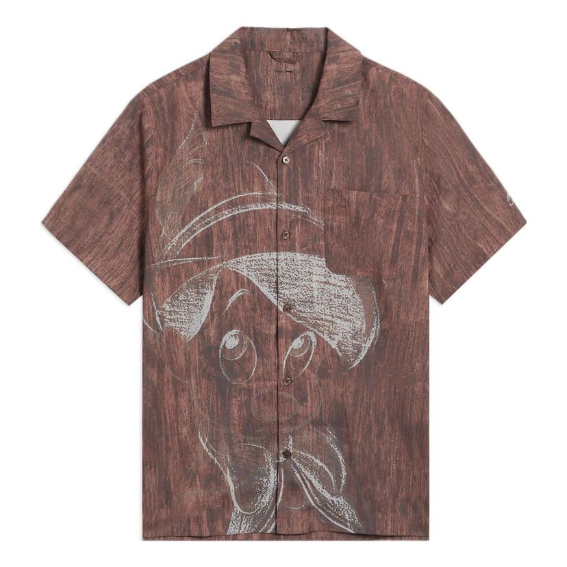 Košeľa Li-Ning Disney Pinocchio Graphic Shirt Hnedá | ASHS431-2