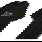 T-Shirt with Overgrown Pixel Art Lettering