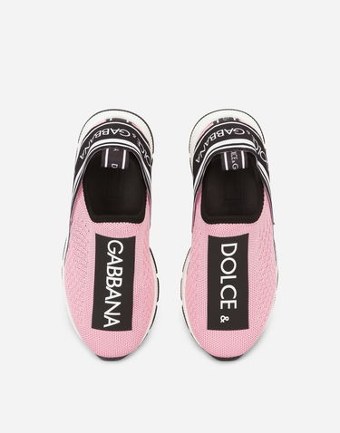 Tenisky a topánky Dolce & Gabbana Sorrento Logo Tape Ružová | D10723AH6778B405, 3