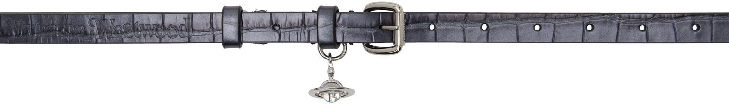 Opasok Vivienne Westwood Vivienne Westwood Alex Mini Charm Belt Šedá | 8201007IW-L00A2-, 0