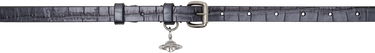 Opasok Vivienne Westwood Vivienne Westwood Alex Mini Charm Belt Šedá | 8201007IW-L00A2-, 0
