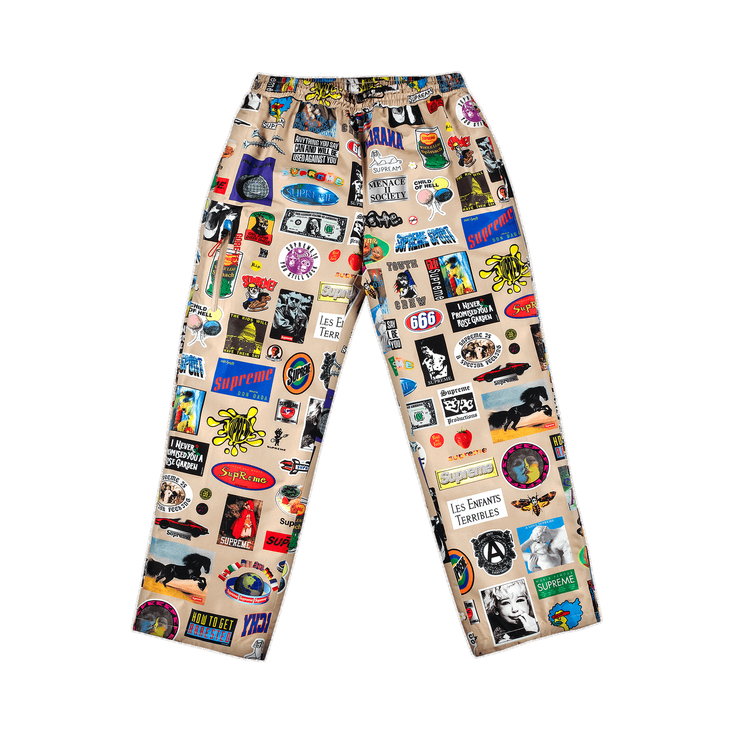 Nohavice Supreme GORE-TEX Stickers Pant Rôznofarebný | SS21P7 TAN, 0