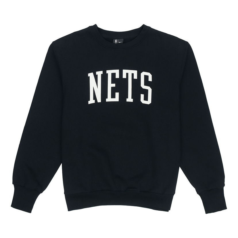 Mikina Nike Brooklyn Nets Crew-neck Sweatshirt Navy | DD2961-010