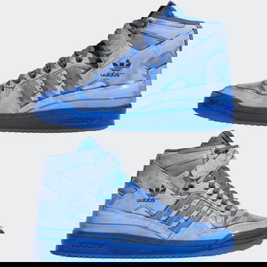 Tenisky a topánky adidas Originals Jeremy Scott x Forum High "Dipped - Blue" Modrá | G54995, 5