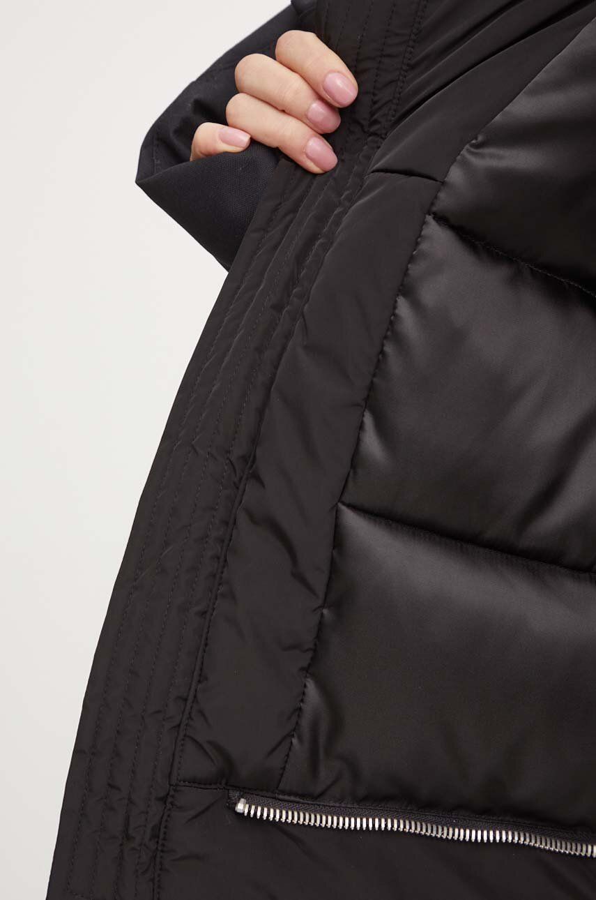 Layered Hooded Puffer Parka