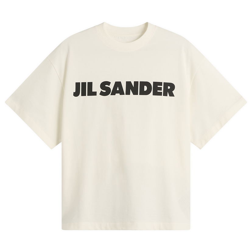 Tričko Jil Sander Jil Sander Logo T-Shirt Biela | J02GC0140-J20347-102