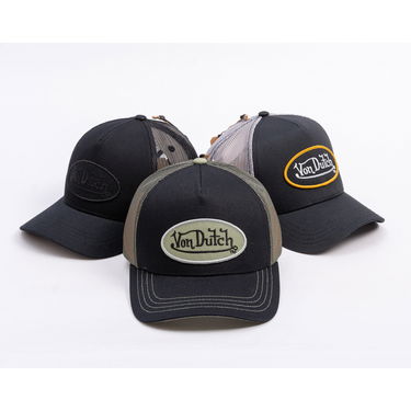 Šiltovka Von Dutch Von Dutch Classic Logo Trucker Cap Čierna | VD/0/CAS1/COL/ARM, 4