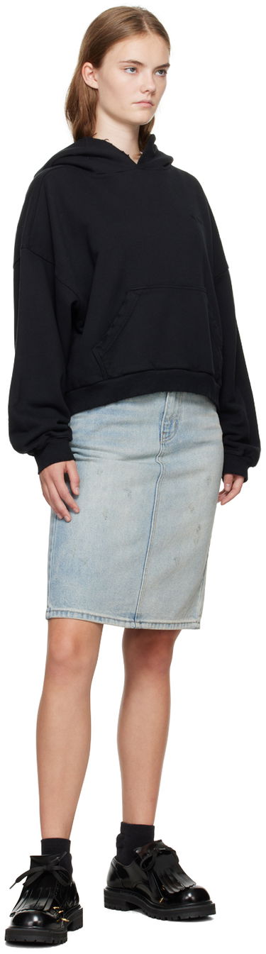 Mikina We11done Layered Hoodie Čierna | WD-TH2-24-835-U-BK, 3