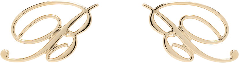 Náušnice Blumarine Blumarine Mini Logo Earrings Metalická | P522W323A