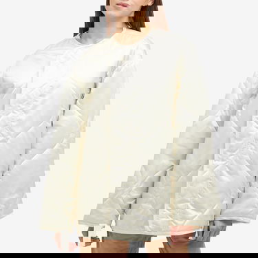 Prešívaná bunda JW Anderson Oversized Quilted Jacket Biela | JK0374-PG1680-006, 2