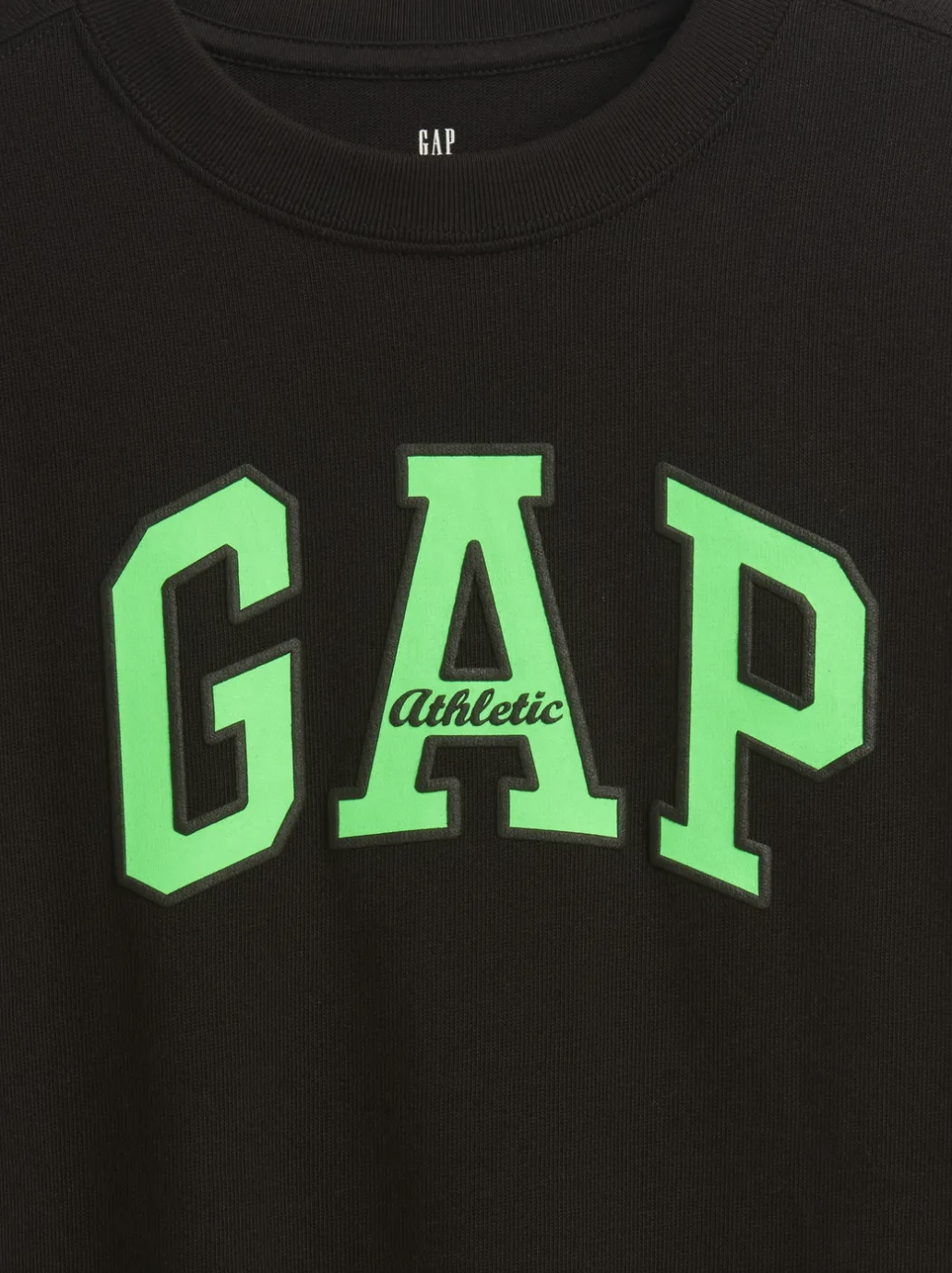 Tričko GAP Heavyweight Athletic Logo T-Shirt Čierna | 780335-00, 1