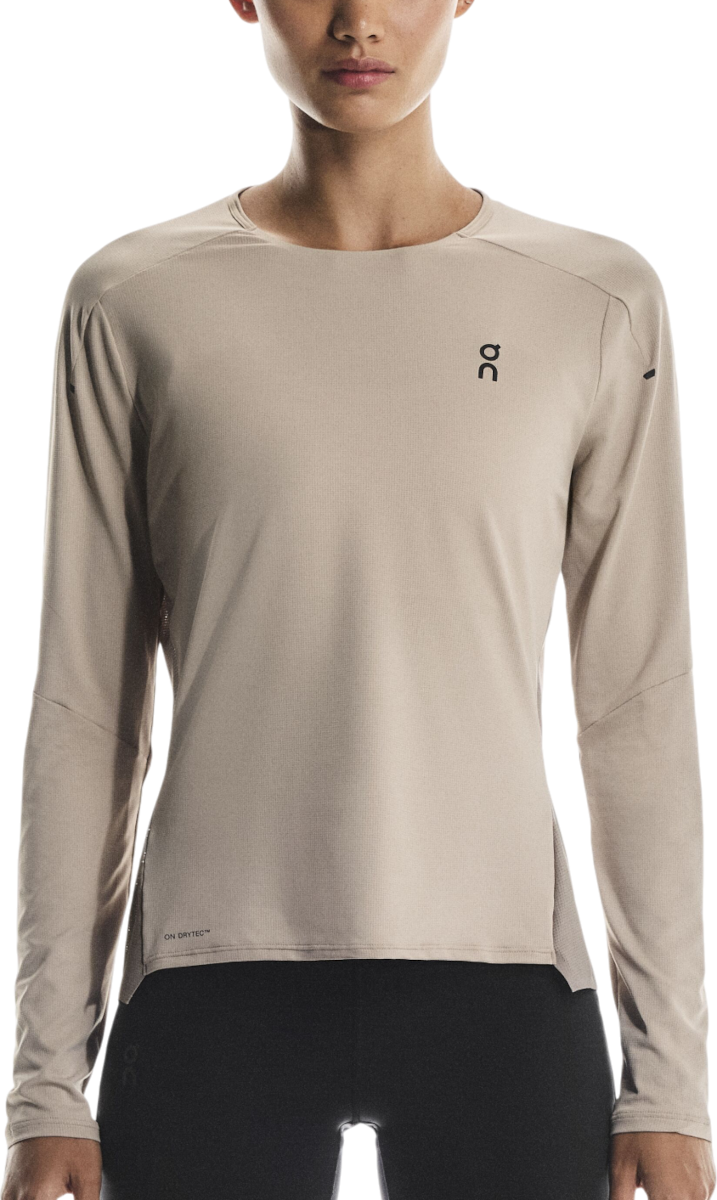 Tričko On Running Performance Long-Sleeve T-Shirt Béžová | 1we10323153