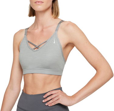 Podprsenka Nike Nike Yoga Dri-FIT Indy Light-Support Padded Strappy Sports Bra Šedá | dd1066-073, 0
