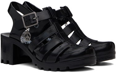 Džínsy Moschino Moschino Jeans Jelly Heeled Sandals Čierna | 3213 3289, 3