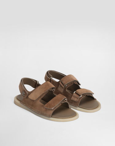 Doplnky Dolce & Gabbana Dolce & Gabbana Suede Sandals Hnedá | A80492AT44180024, 1