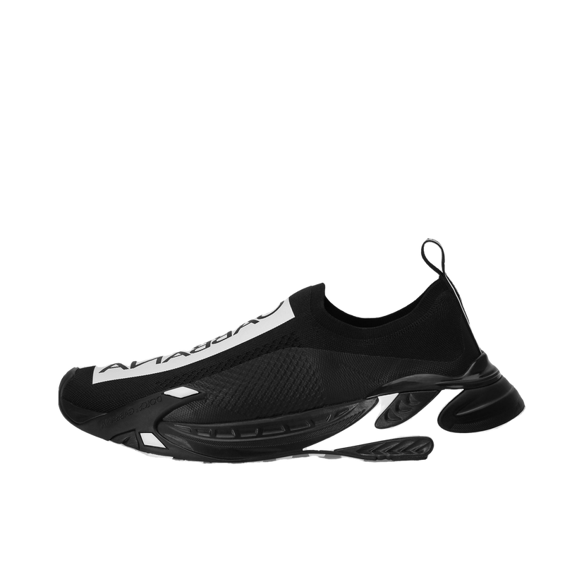 Tenisky a topánky Dolce & Gabbana Sorrento In Stretch Mesh With Logo Čierna | CS2172AH4148S597