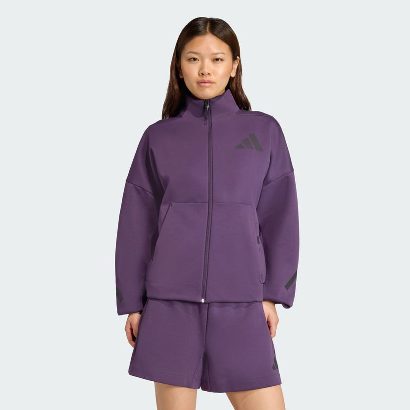 Bunda adidas Performance Z.N.E. Full-Zip Jacket Fialová | JW7780