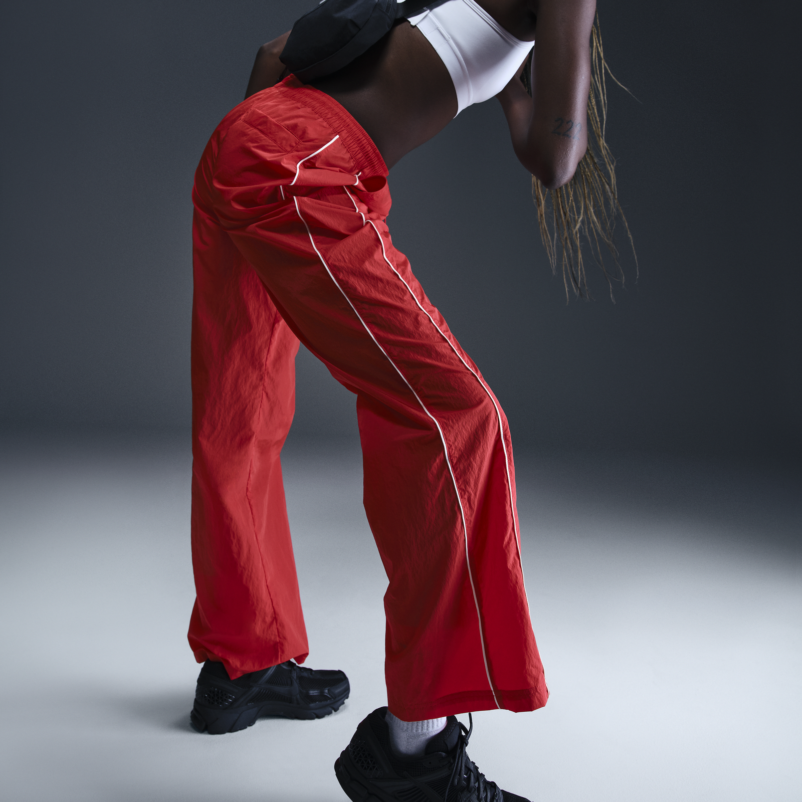 Windrunner High Waisted Woven Trousers