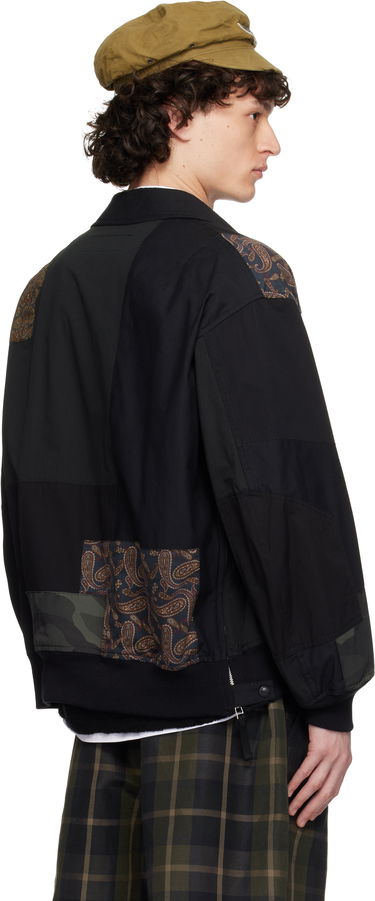 Bomber bunda Comme des Garçons CDG Homme Nylon Back Satin Mix Jacket Čierna | HO-J023-051, 2