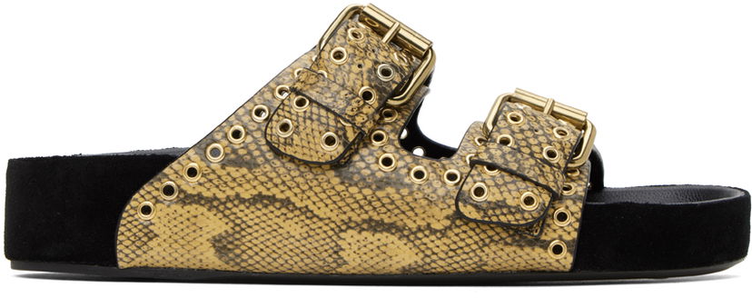 Doplnky ISABEL MARANT Isabel Marant Lennyo Buckle Sandals Žltá | 24PSD0118FA-B1B13S