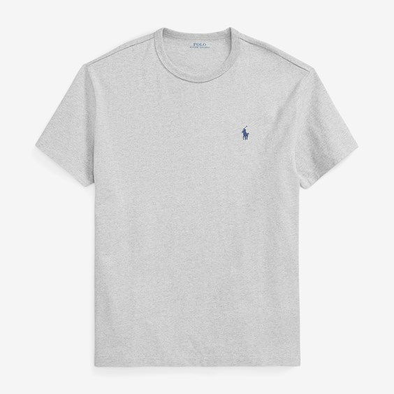 Tričko Polo by Ralph Lauren Heavyweight Tee Šedá | 710811284004, 1