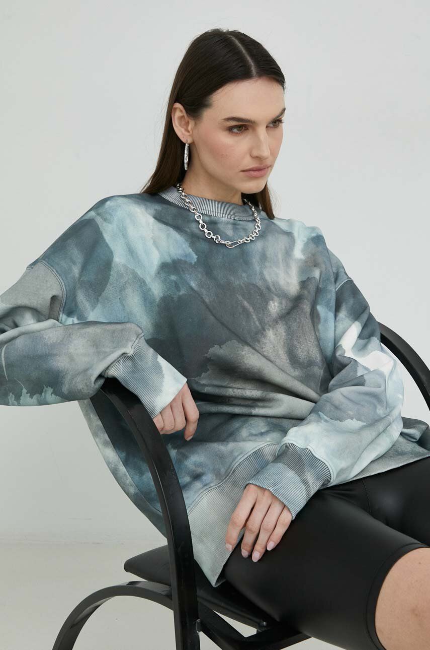 Mikina G-Star Raw Printed XXL Sweater Šedá | D23759.D277, 0