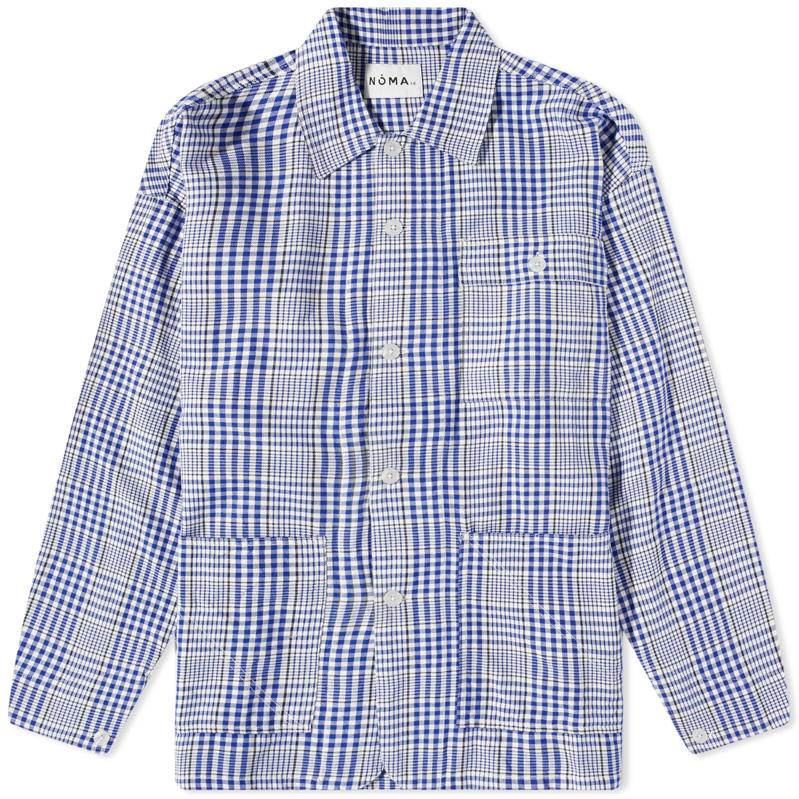 Gingham Check Coverall Overshirt