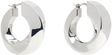 Náušnice Bottega Veneta Twist Hoop Earrings Biela | 775170 V5070, 1
