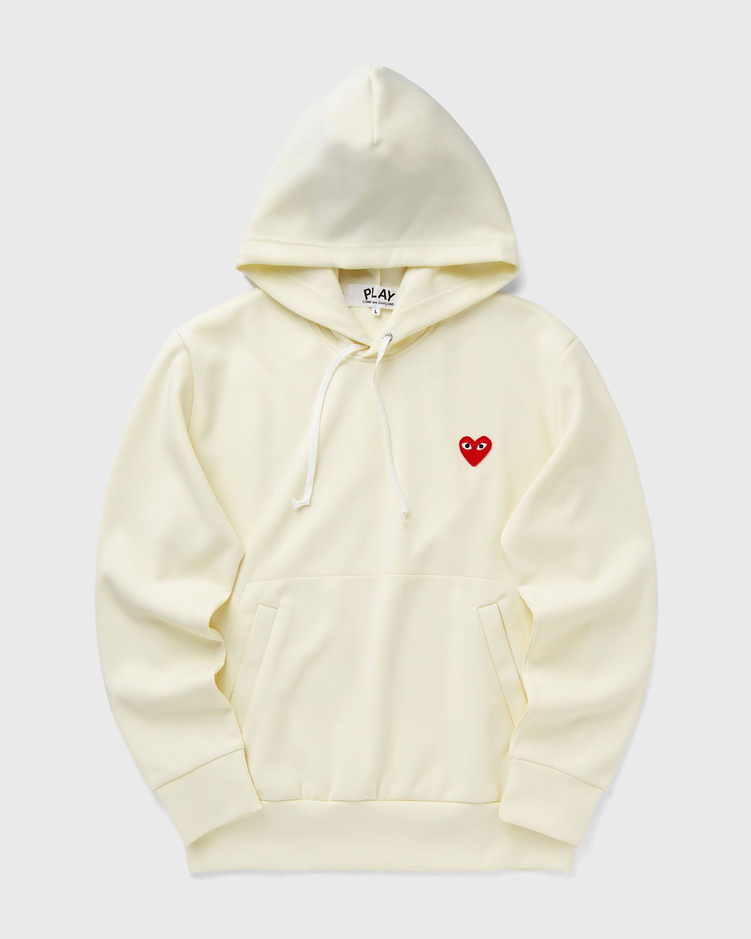 Mikina Comme des Garçons Play Red Heart Emblem Sweatshirt Hoodie Béžová | AX-T174-051-3, 0