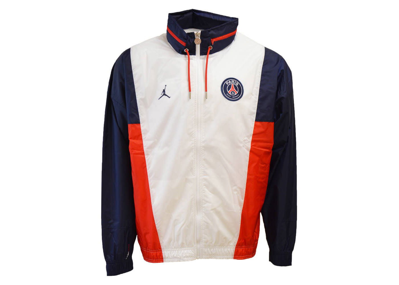 Bunda Nike Paris Saint Germain Hooded Jacket White/Midnight Navy/Red Biela | DB6487-100, 0