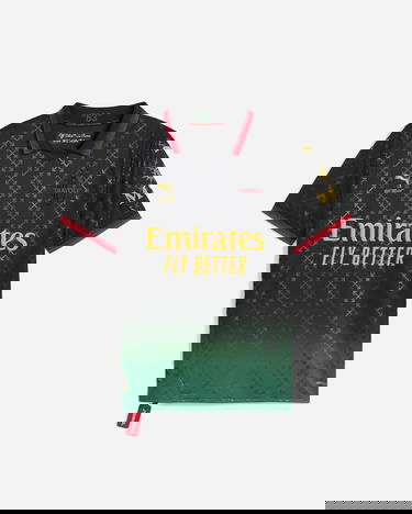 Dres Puma AC Milan x Off-White Replica Jersey Black / Power Green Čierna | 783001-01, 1