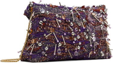 Kabelka Dries Van Noten Dries Van Noten Embellished Envelope Clutch Bag Fialová | 251-011513-896, 2