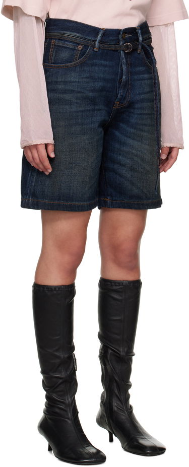 Šortky Acne Studios Acne Studios Loose Fit Denim Shorts Modrá | CE0067-, 1
