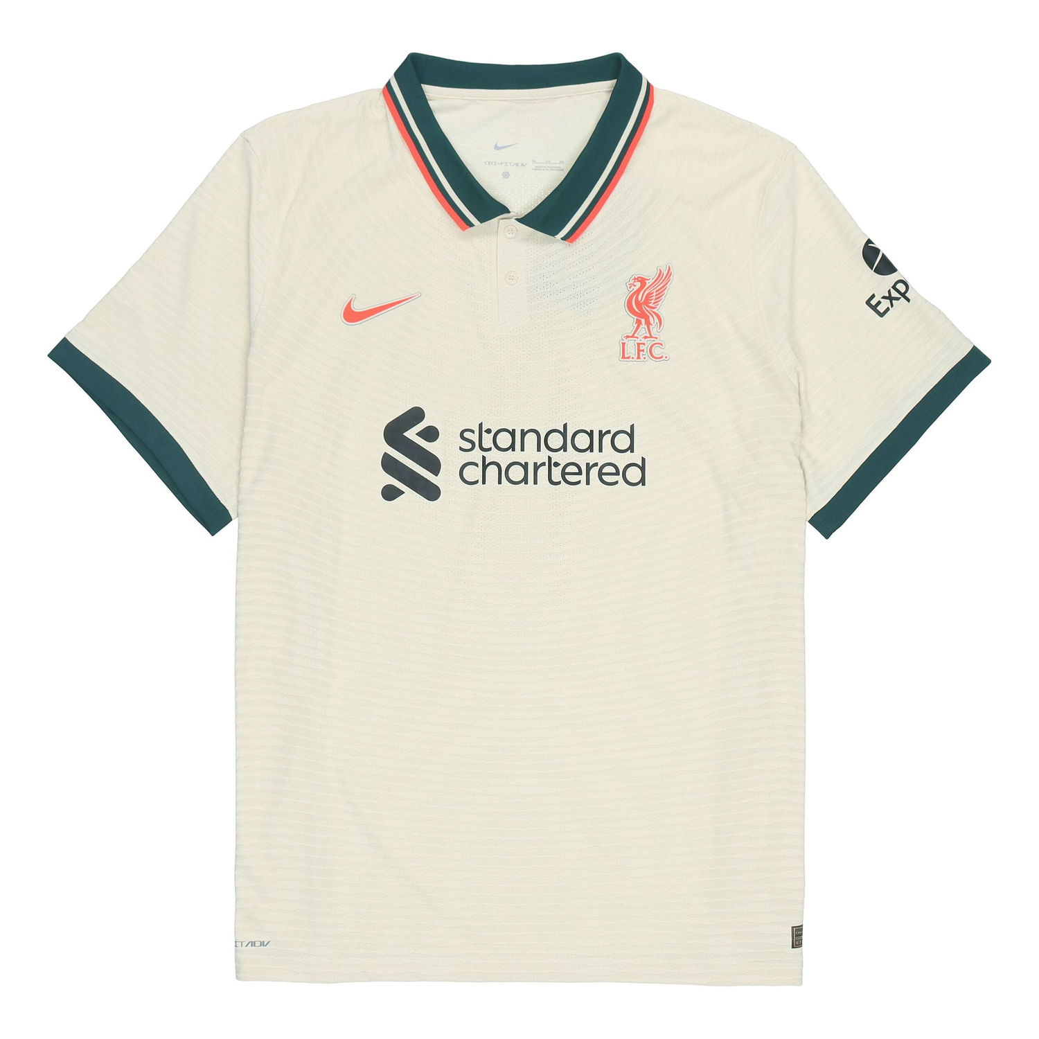 Polo tričko Nike Liverpool FC 21-22 Away Player Edition Jersey Béžová | DB2532-239, 0