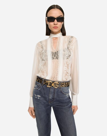 Opasok Dolce & Gabbana Dolce & Gabbana DG Girls Animal Print Leather Belt Hnedá | BE1517AM568HA93M, 1