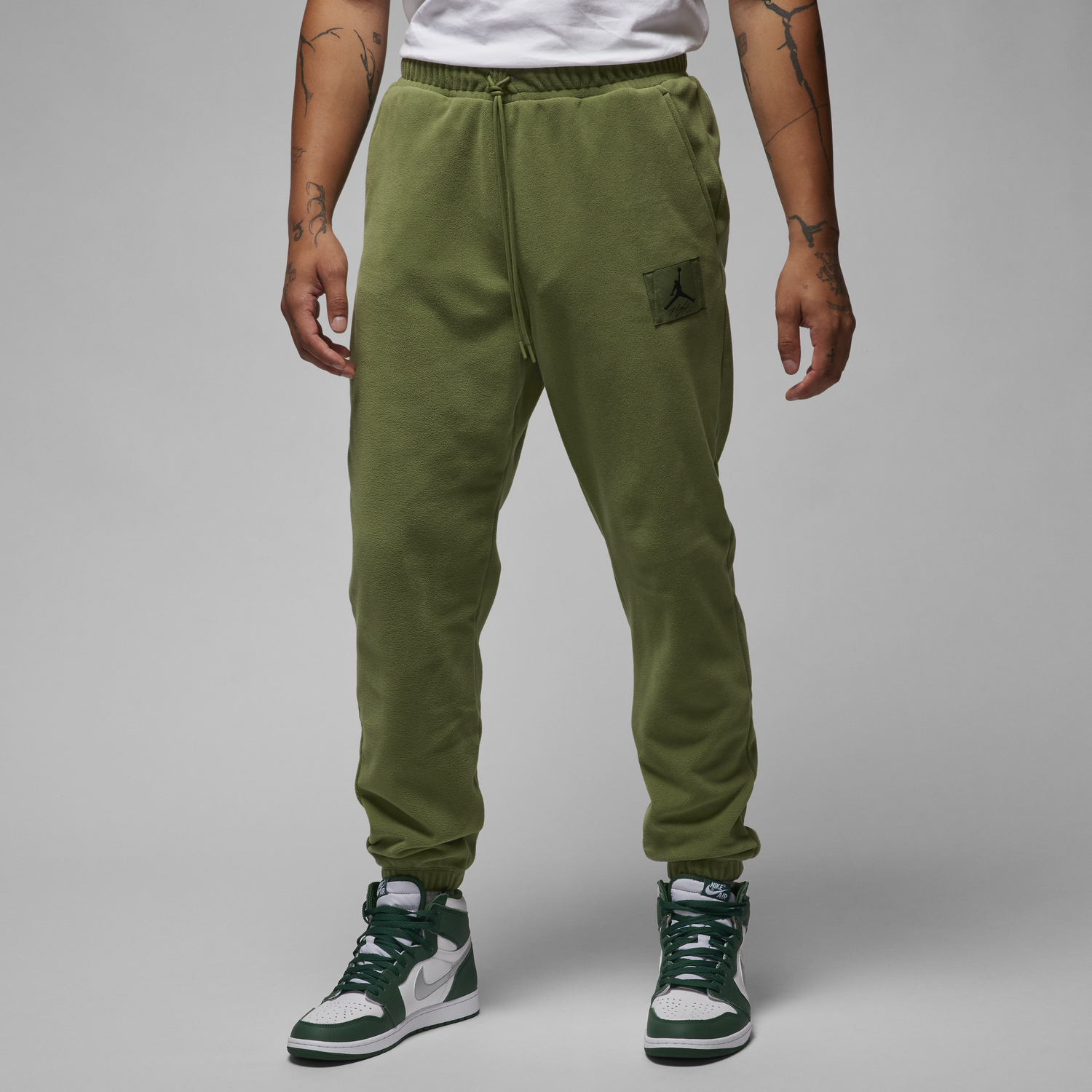 Tepláky Jordan Essentials Fleece Winter Pants Zelené | FD7531-340, 0