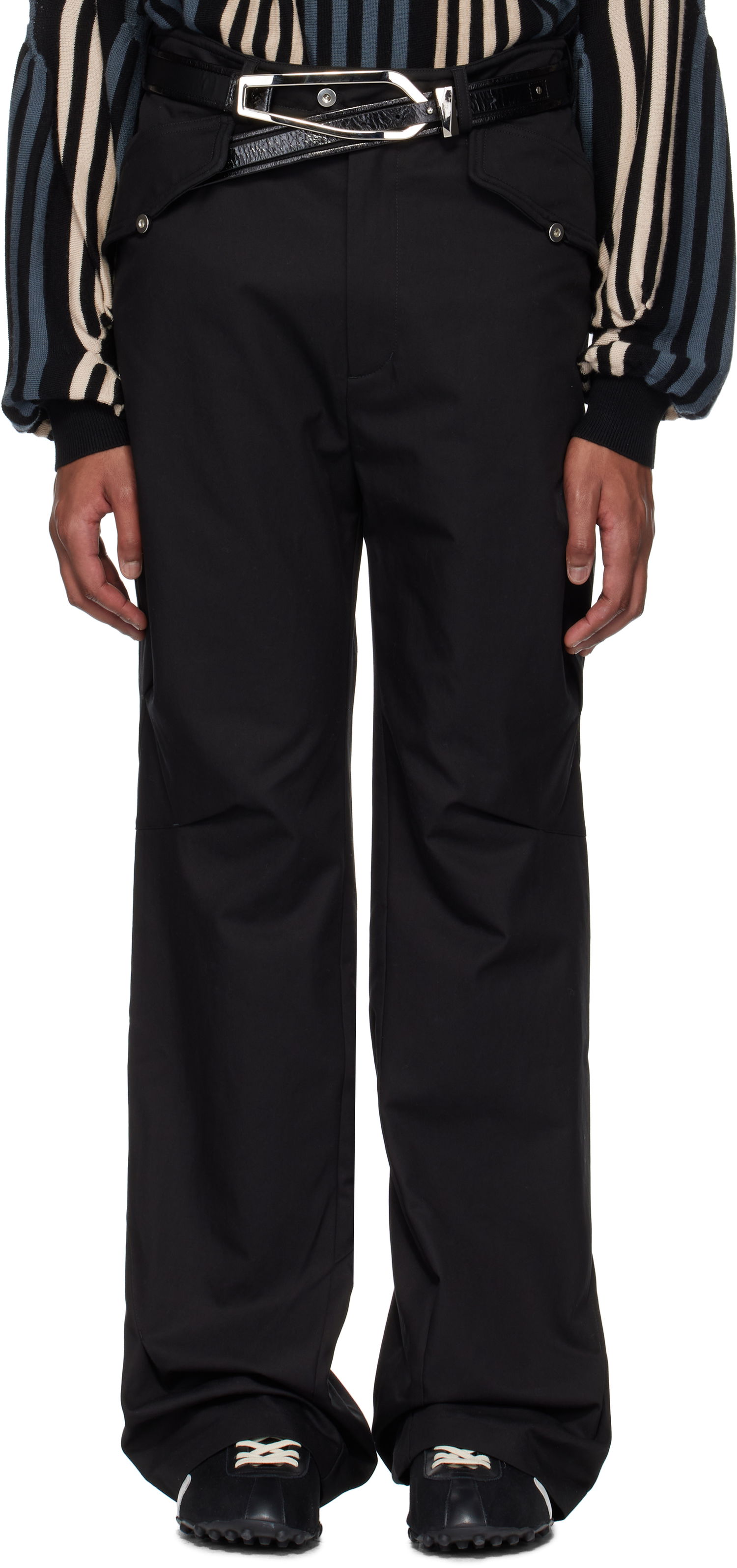 Nohavice KIKO KOSTADINOV Kiko Kostadinov Alec K-Dart Trousers Čierna | KKSS25T05-18, 0