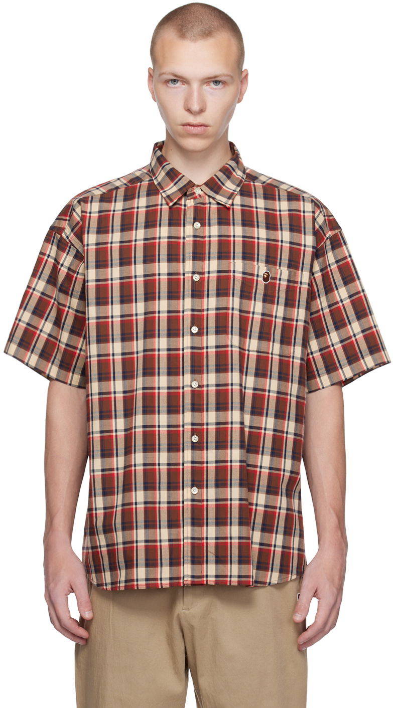 Košeľa BAPE Mini Shirt Červená | 001SRJ301001M, 0