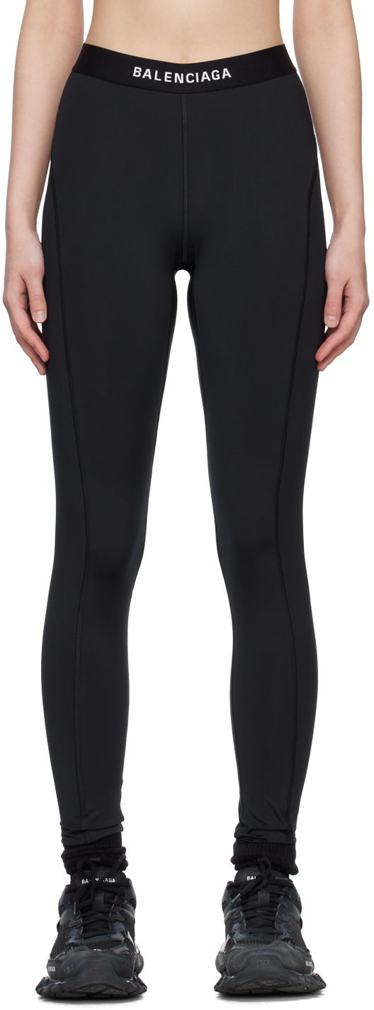 Legíny Balenciaga Athletic Leggings Čierna | 744202 4C3B2, 0