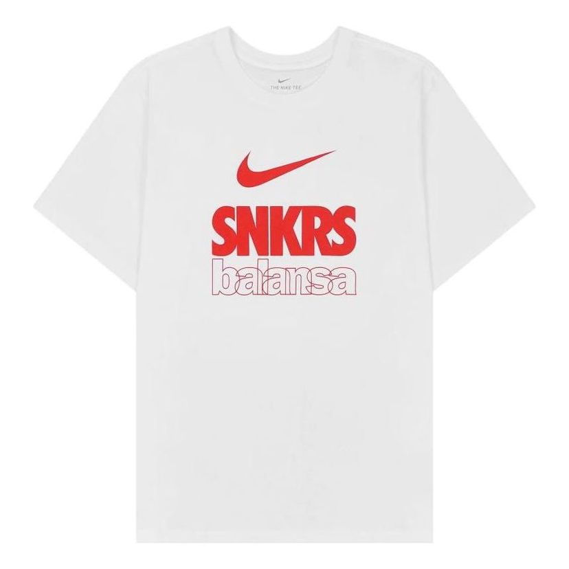 Tričko Nike SNKRS Balansa T-Shirt Biela | CZ6367-100