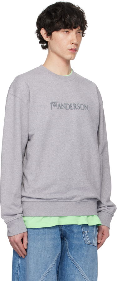 Sveter JW Anderson JW Anderson Logo Sweatshirt Šedá | JW0215-PG1632, 1