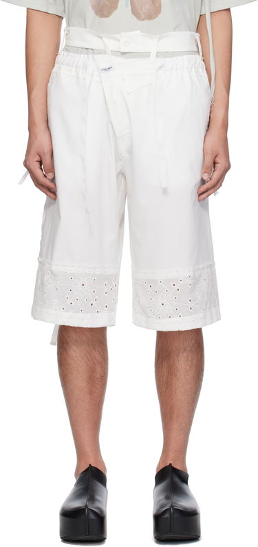 Šortky Ottolinger Ottolinger Baggy Cargo Shorts Biela | 106-200206-01, 0